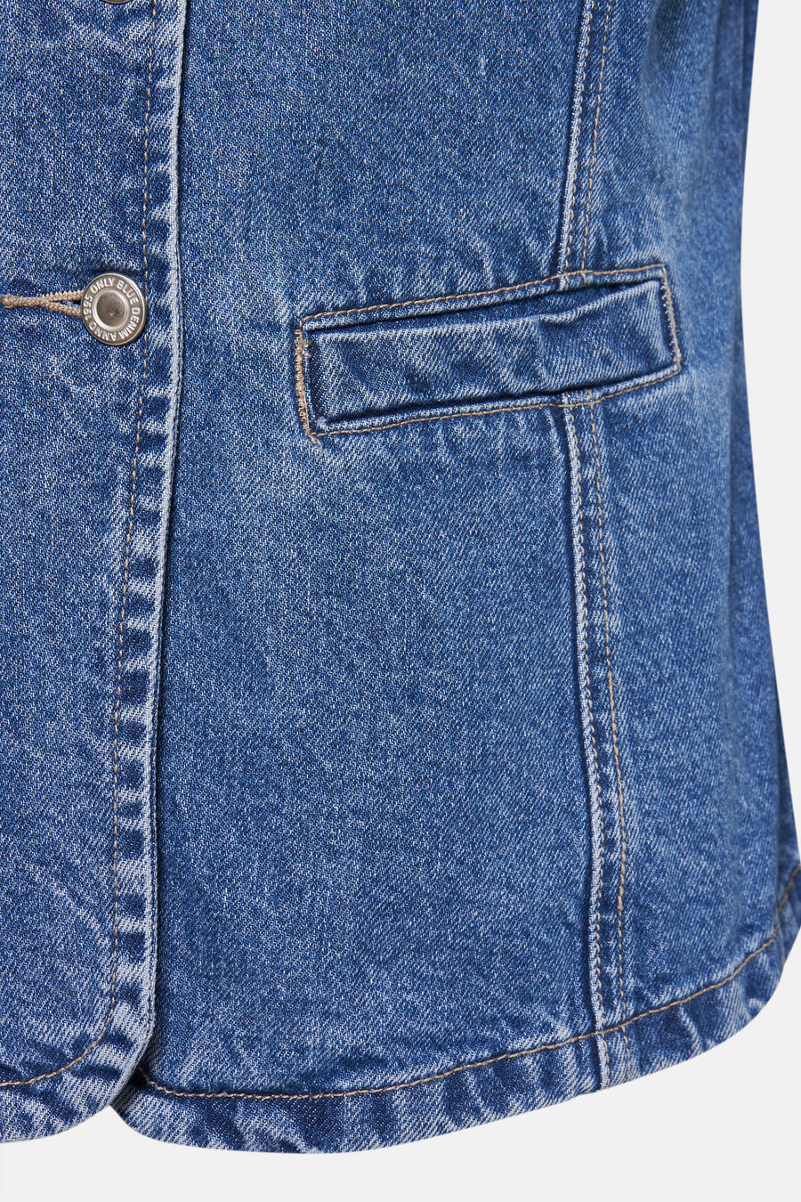 Blazer - mid blue denim