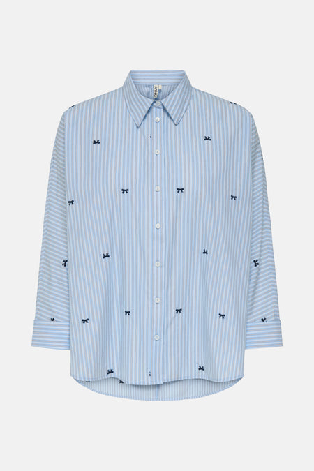 ONLZEIDI GRACE LS BOW EMB SHIRT WVN