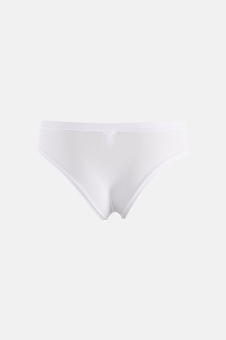 Blauwe slip van ONLY met gladde textuur en een eenvoudige, klassieke snit.
