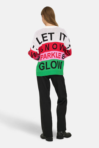 Trui met ronde hals wit - ONLY®