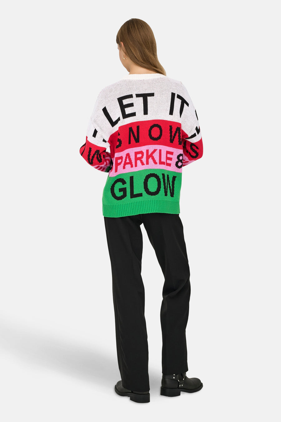 Trui met ronde hals wit - ONLY®