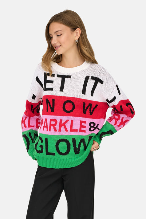 Pull met ronde hals - Multicolor