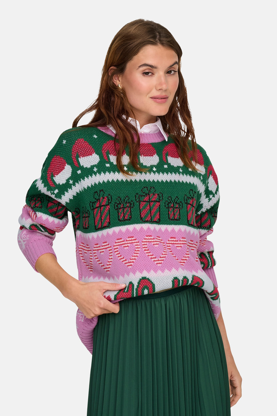 Pull met ronde hals - multicolor - ONLY®