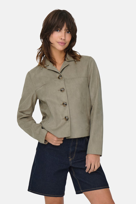 Korte jas Beige - JDY