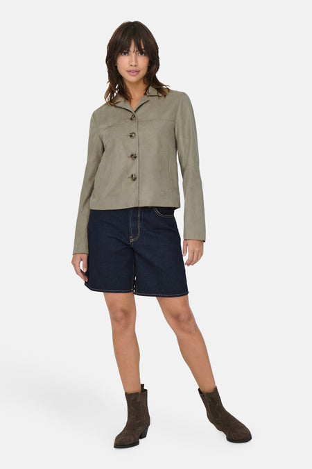 Korte jas Beige - JDY