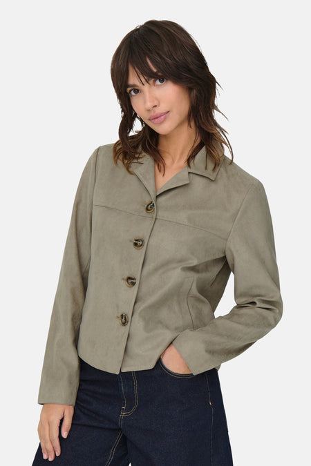 Korte jas Beige - JDY