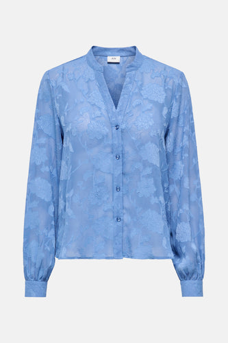 Hemd met lange mouwen - blauw