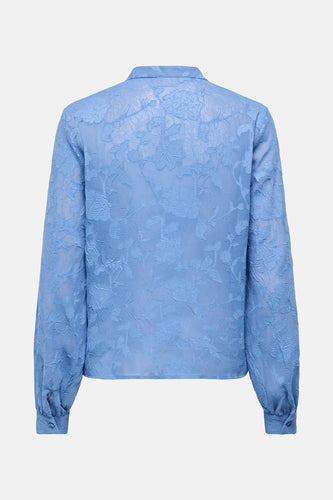 Hemd met lange mouwen - blauw