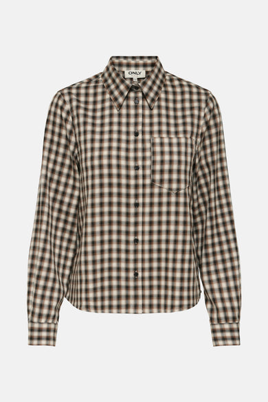 ONLLIVA CATH LIFE LS TIE CHECK SHIRT WVN