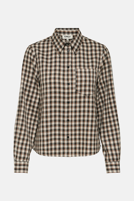 ONLLIVA CATH LIFE LS TIE CHECK SHIRT WVN