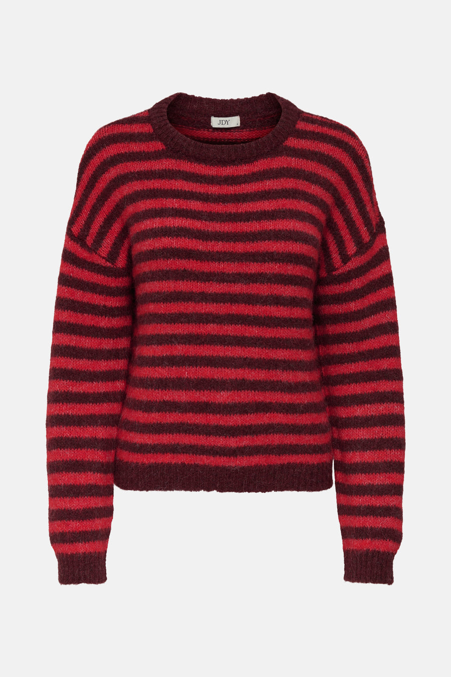 Pull met ronde hals - rood - JDY