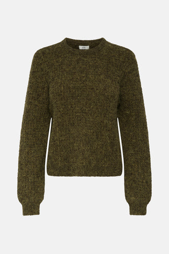 Trui met ronde hals groen - JDY