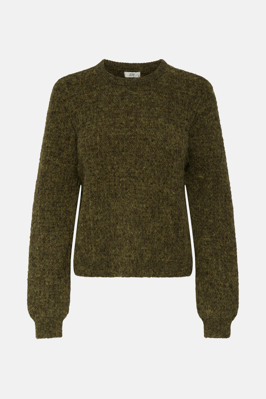 Trui met ronde hals groen - JDY