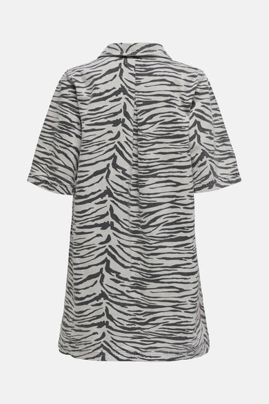 ONLGRY SS ZEBRA DRESS DNM SIK