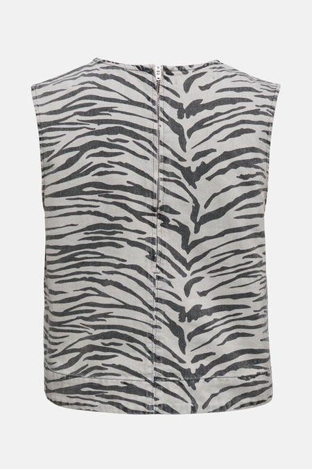 Blouse (zonder mouwen) Light grey denim - ONLY®