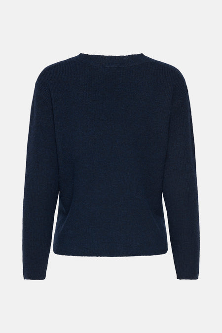 Trui met V-hals blauw - JDY