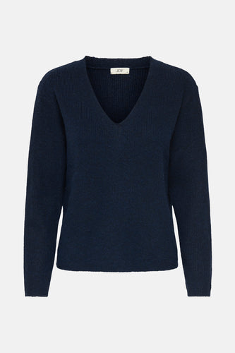 JDYSANDRINE LIFE L/S V-NECK PULLOVER KNT - JDY