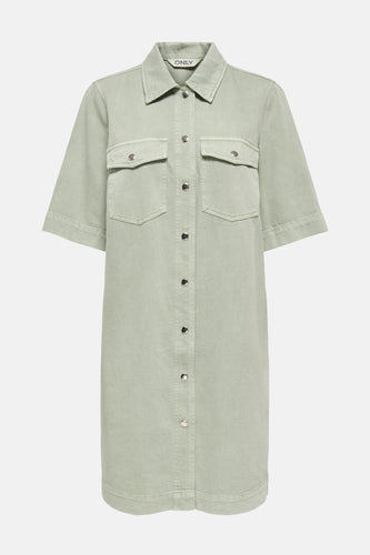 Kleedje met korte mouwen - Groen - ONLY®