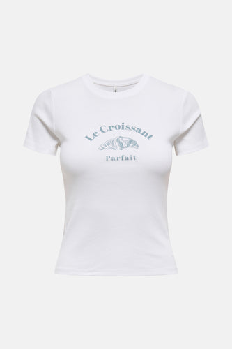 T-shirt met korte mouwen - wit
