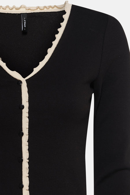 T-shirt met lange mouwen - zwart