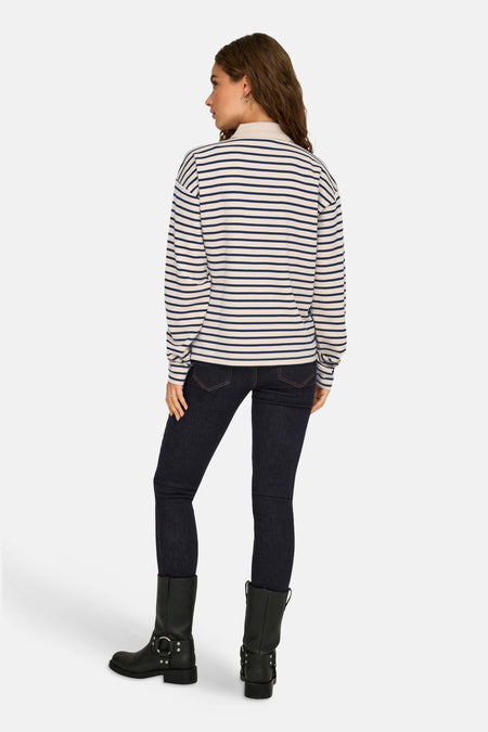Polo's (lange mouwen) ecru - JDY