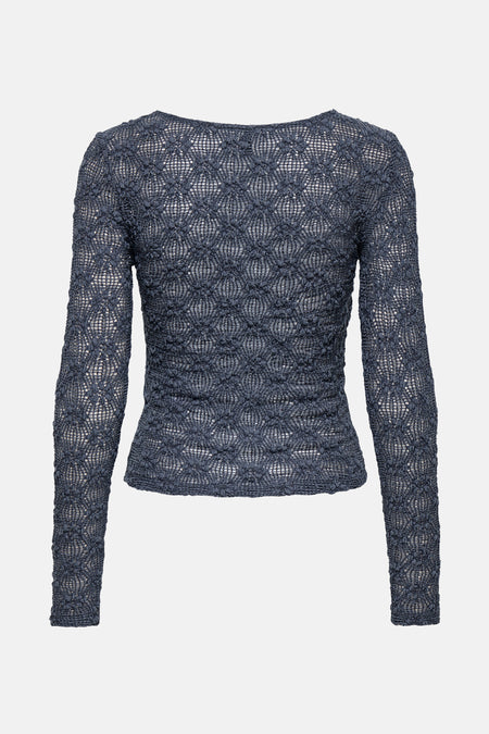 ONLLOLA L/S O-NECK LACE TOP JRS