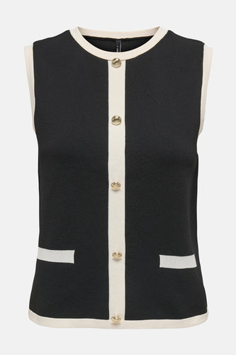 ONLJUNA SL O-NECK BUTTON PULLOVER KNT