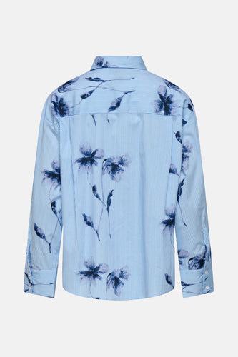 Hemd met lange mouwen - blauw