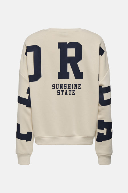 ONLSWEAT LIFE L/S BACK/SLEEVE PRINT SWT