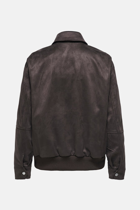ONLNALA LIFE FAUX SUEDE BOMBER OTW