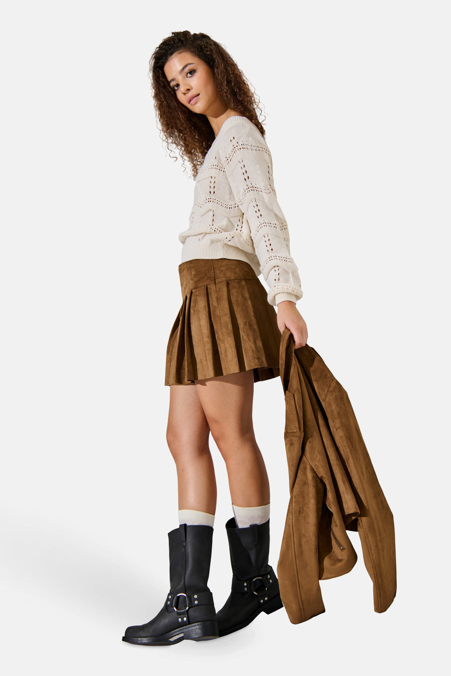 Korte rok - Bruin - ONLY®