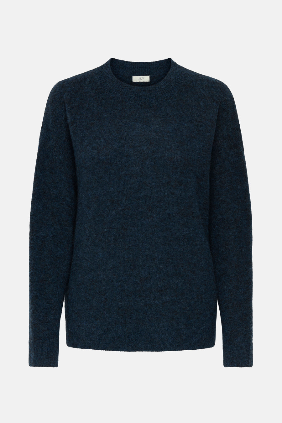 Pull met ronde hals - blauw