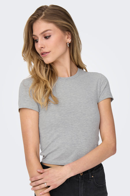Top (korte mouwen) Grijs - ONLY®