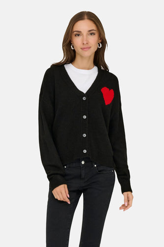 JDYVITTORIA L/S HEART CARDIGAN KNT