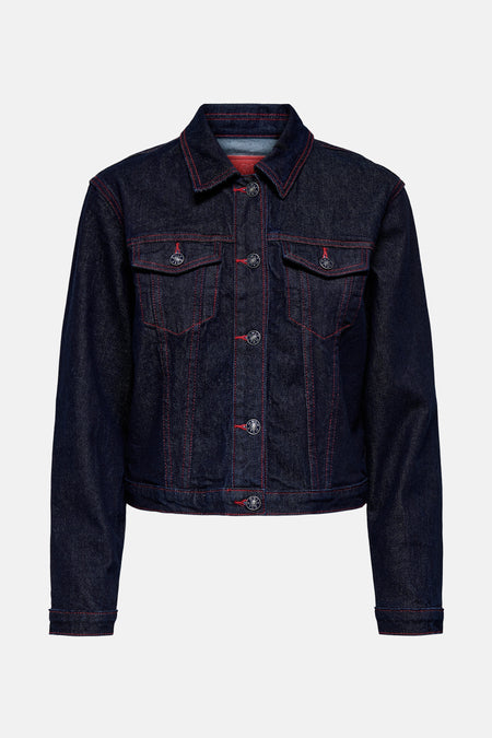 Jeansjas - dark blue denim