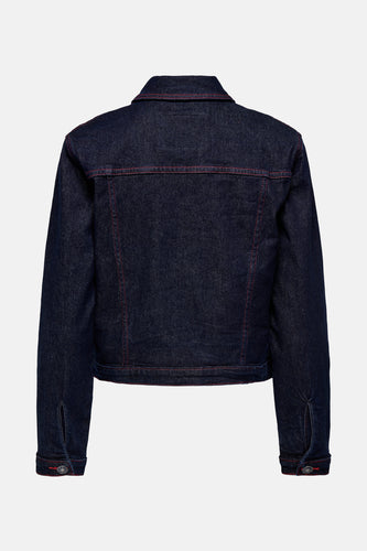 ONLCARNABY L/S RED STITCH DNM JACKET MAE