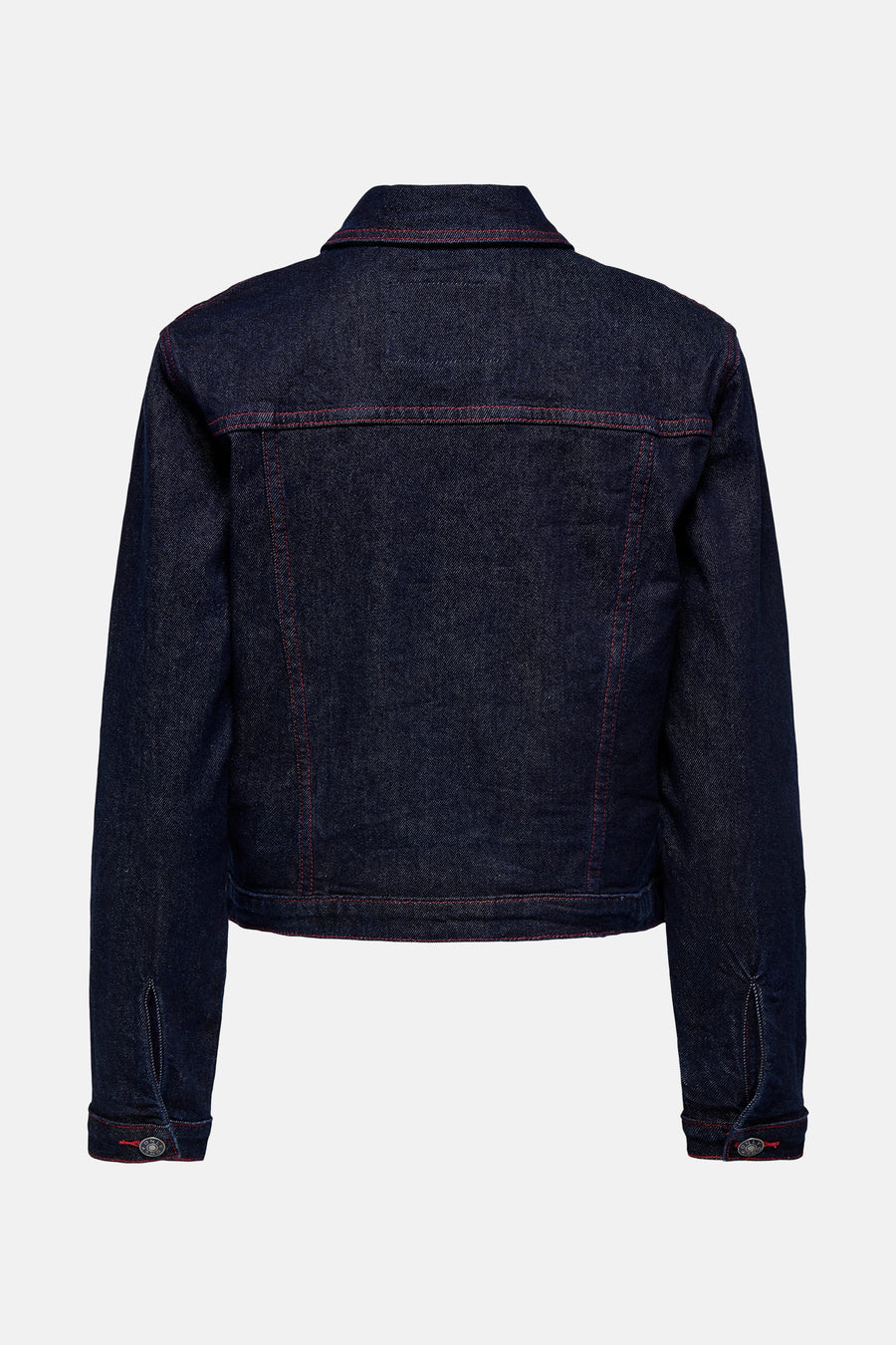 ONLCARNABY L/S RED STITCH DNM JACKET MAE