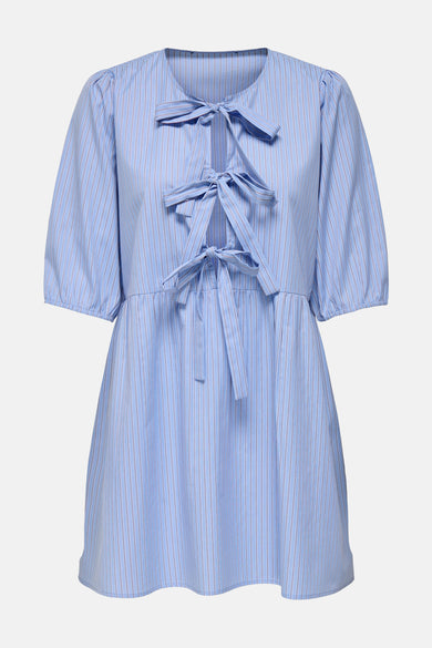 ONLCLARA TESSA LIFE SS BOW DRESS WVN