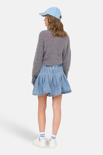 ONLJEAN PLEAT SKIRT DNM - ONLY®