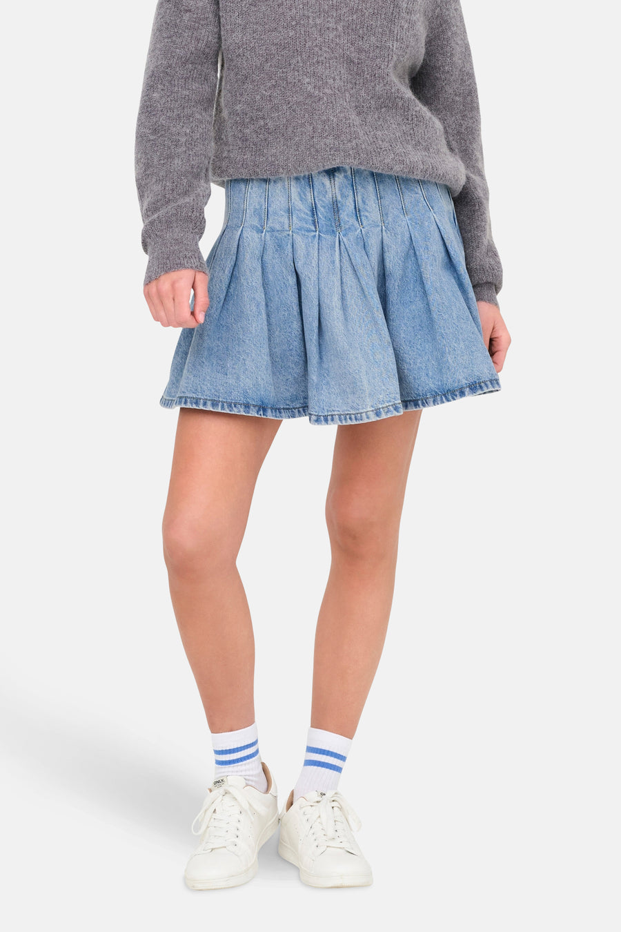 ONLJEAN PLEAT SKIRT DNM - ONLY®