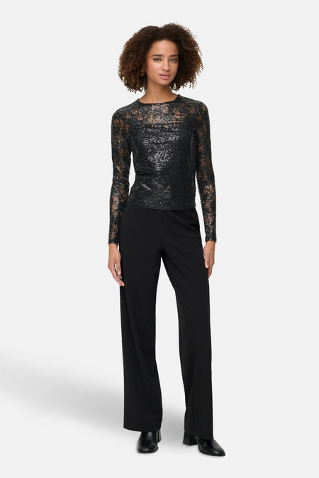 Blouse met lange mouwen - zwart