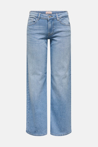 Jean bleu clair large d'ONLY, avec des jambes droites et des poches classiques.
