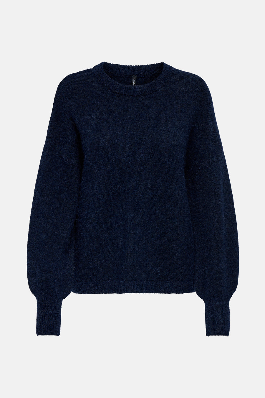 Pull met ronde hals - blauw