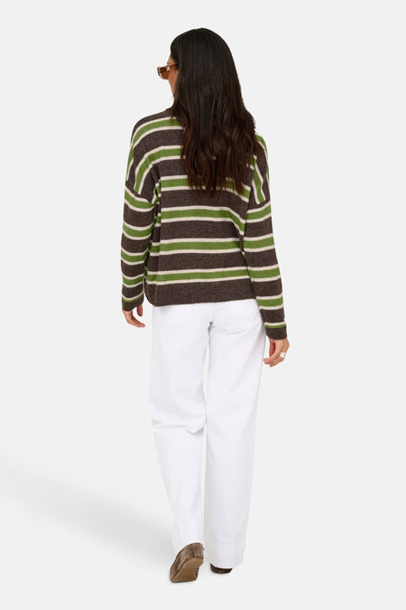 Polo's (lange mouwen) bruin - ONLY®