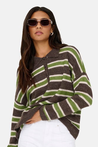 Polo à manches longues - Multicolore - ONLY®