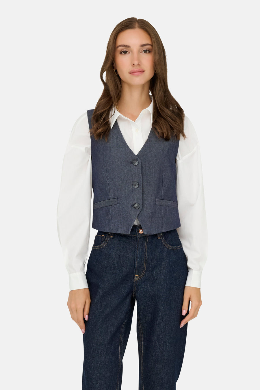 Blazer - dark blue denim - JDY