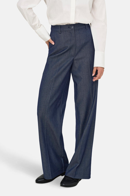Kostuumbroeken dark blue denim - JDY