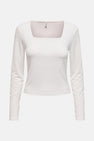 T-shirt met lange mouwen - Wit