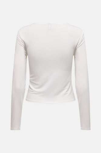 T-shirt met lange mouwen - Wit