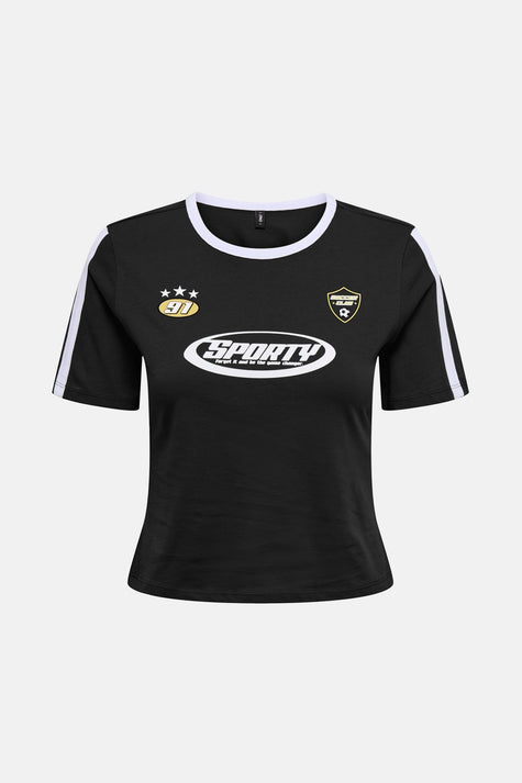 T-shirt met korte mouwen - zwart
